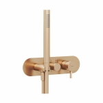 Potinkinis dušo maišytuvas su galvute komplekte Espirit ES 068.00 Rose Gold Brushed, potinkinė dalis R-box į komplektą neįeina 