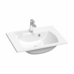 Praustuvas Ravak Classic II Slim 800, su skyle maišytuvui ir perpylimo anga 