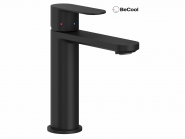 Praustuvo maišytuvas CROME II 014.20, BeCool 175 mm, be dugno vožtuvo, juodas 