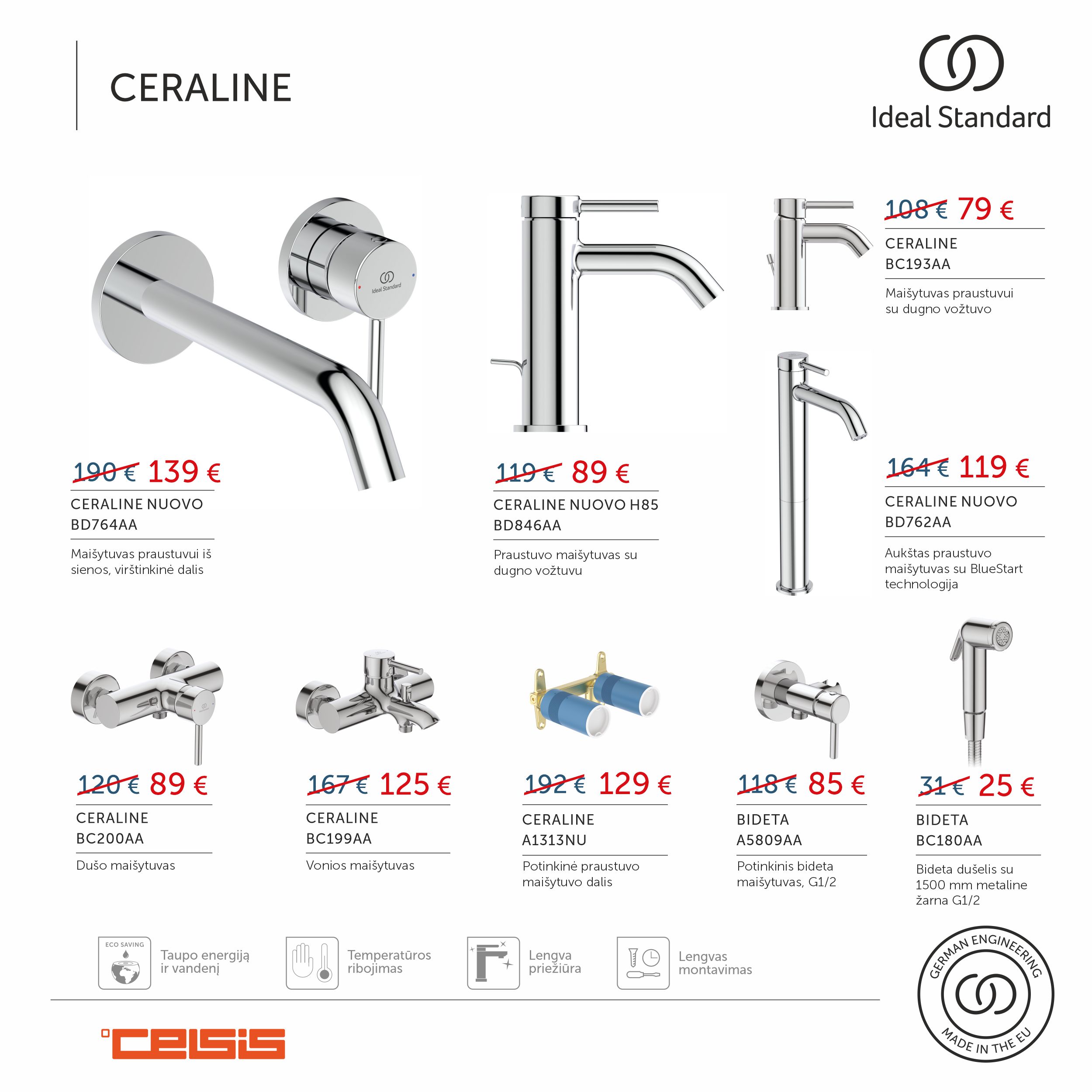 SPECIALUS IDEAL STANDARD PASIŪLYMAS! 