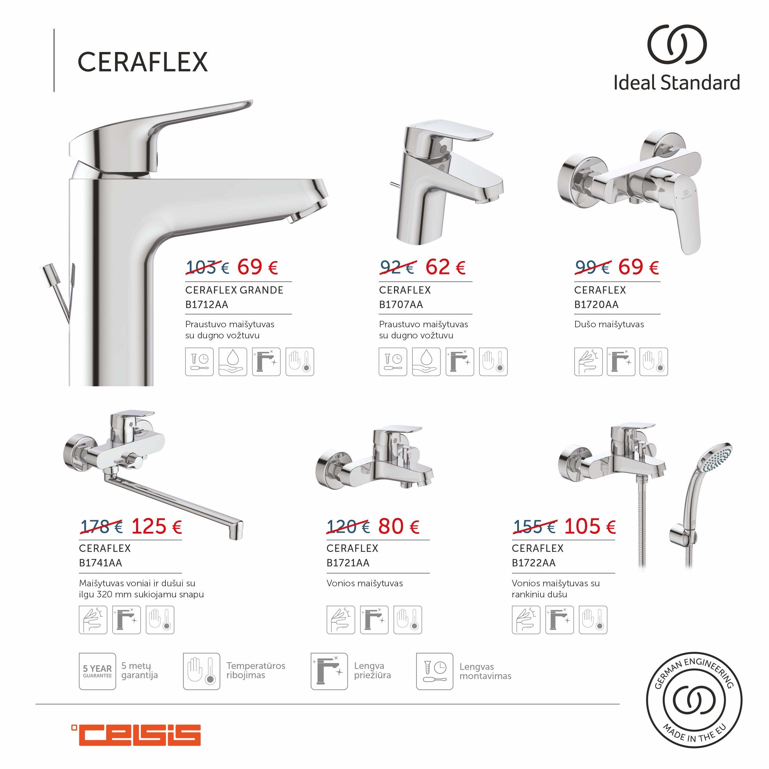 SPECIALUS IDEAL STANDARD PASIŪLYMAS! 