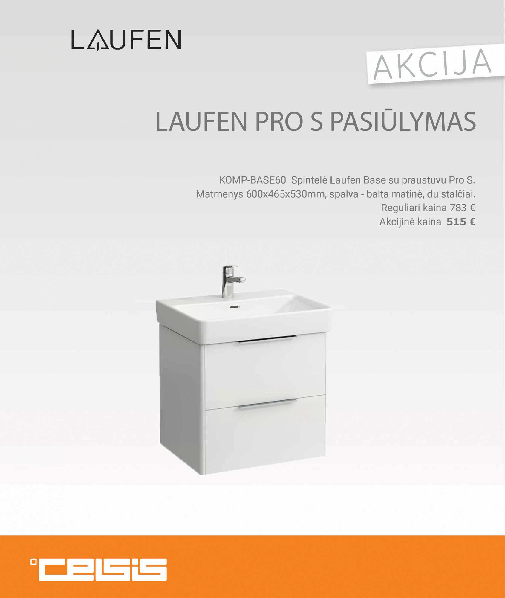 LAUFEN PRO S PASIŪLYMAS! 