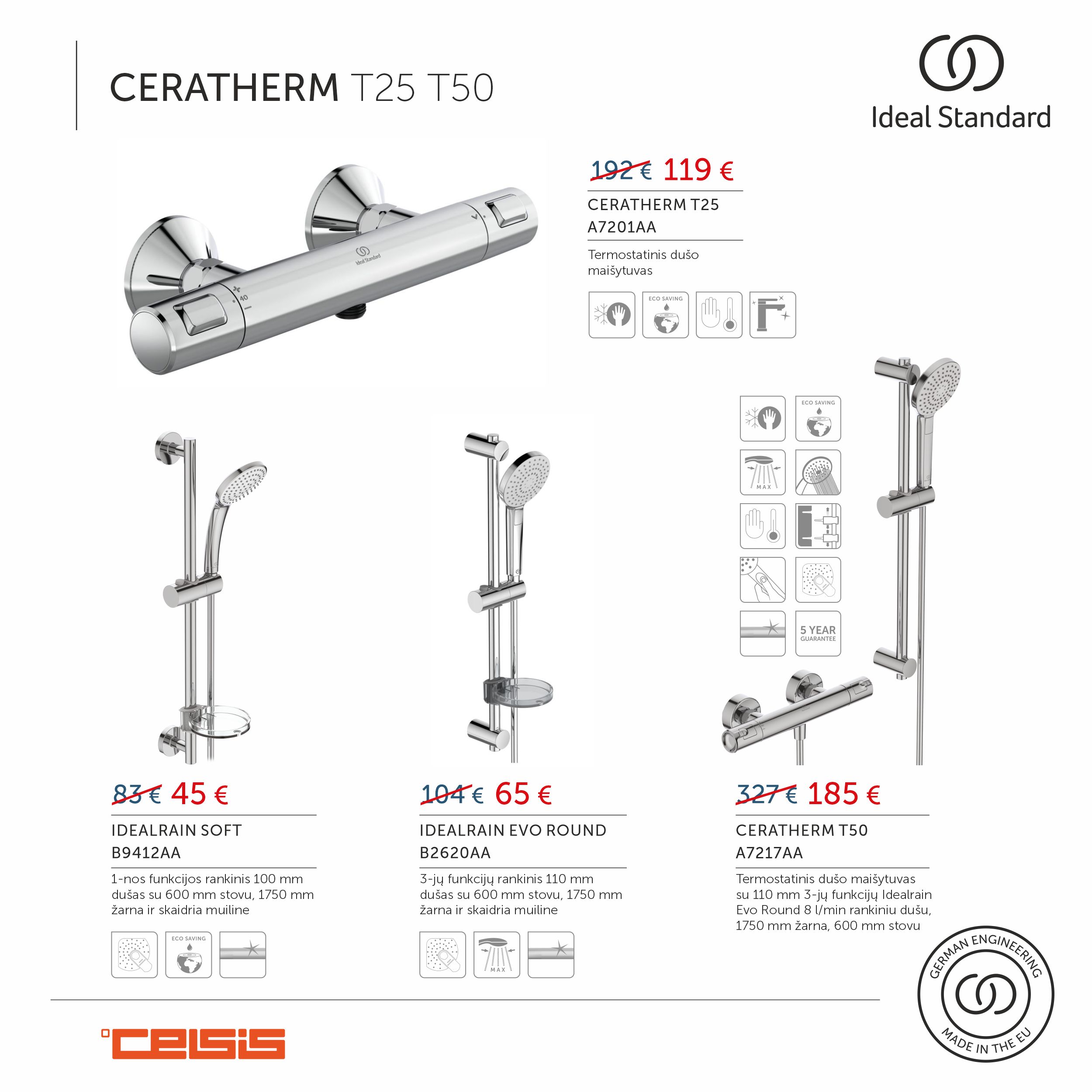 SPECIALUS IDEAL STANDARD PASIŪLYMAS! 