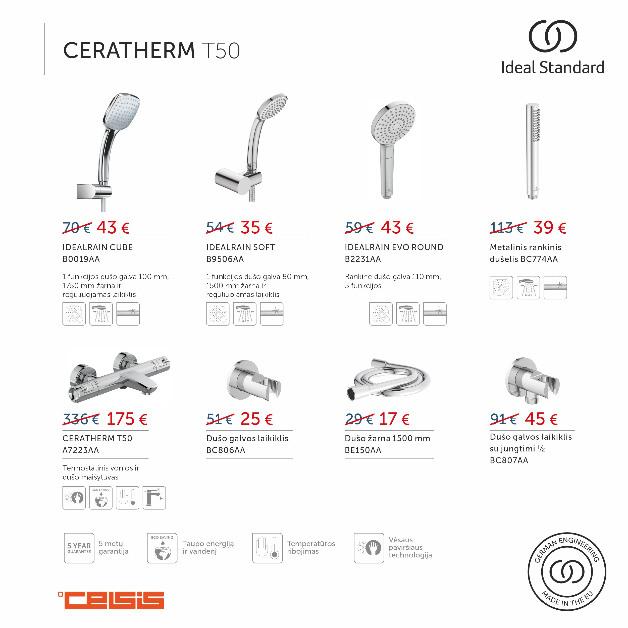 SPECIALUS IDEAL STANDARD PASIŪLYMAS! 