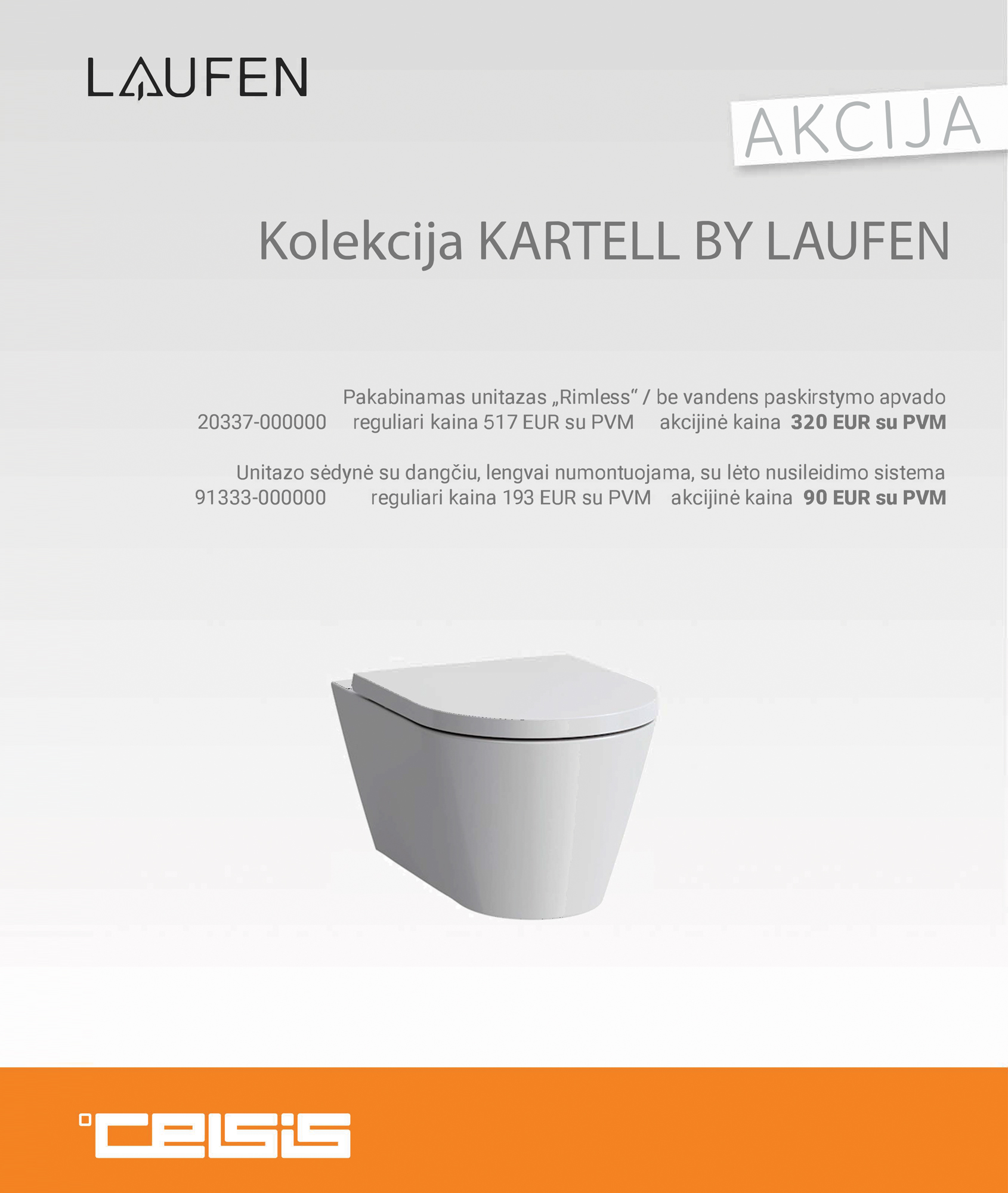 KOLEKCIJA KARTELL BY LAUFEN ! 