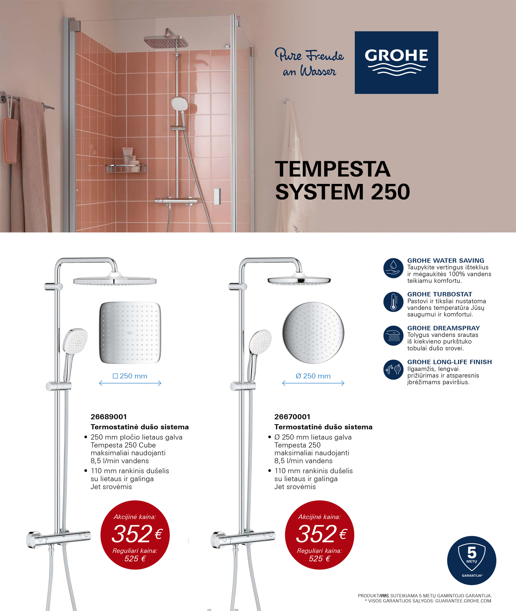 GROHE PASIŪLYMAS! 