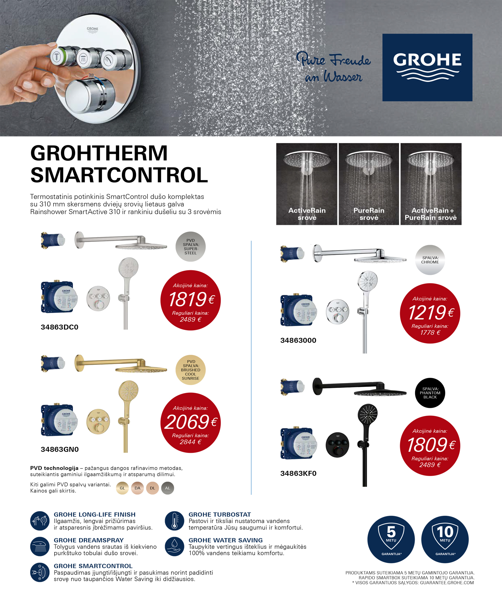 SPECIALUS GROHE PASIŪLYMAS! 