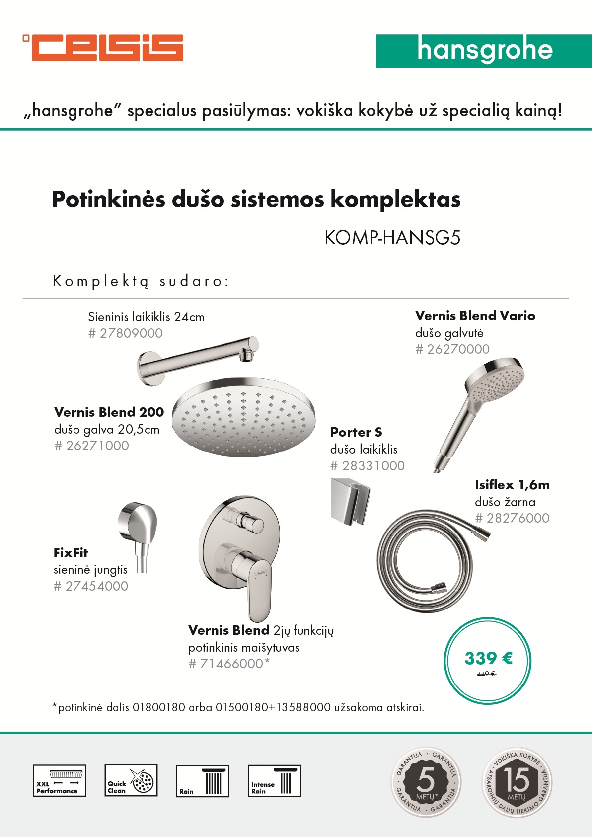 HANSGROHE AKCIJA! 