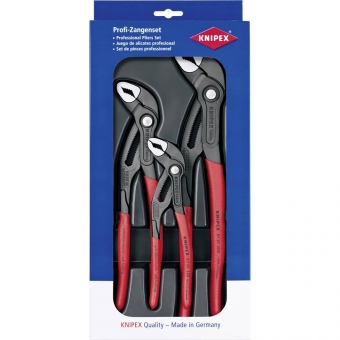 Replių Knipex COBRA rinkinys (180, 250, 300 mm) 00 20 09 V02 