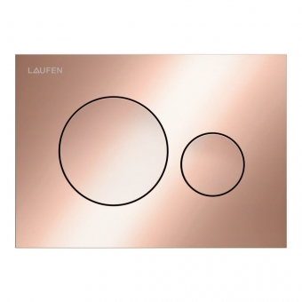 Mygtukas WC INEO Moon, dualflush, spalva - šlifuoto rožinio aukso (PVD danga) (Rose Gold brushed) 