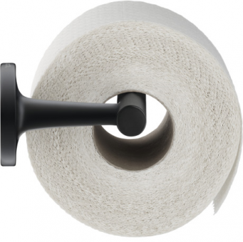 Laikiklis WC popieriui Starck T 152x76, juodas matinis 