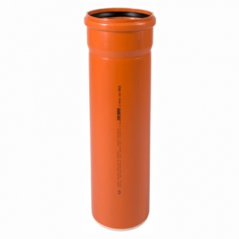 Lauko kanalizacijos vamzdis PVC SN8 110/3000 