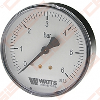 Manometras WATTS F+R150; Dn80x1/4"; PN 6bar; Horizontalus