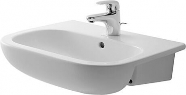 Praustuvas Duravit D-code 55x44 pusiau  įleidžiamas 