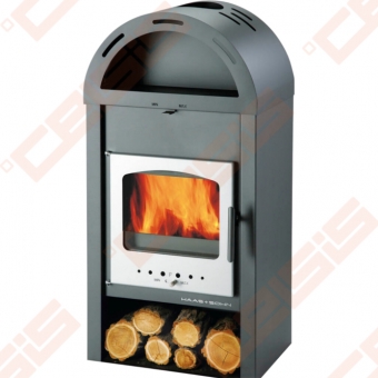Plieninė krosnelė Haas+Sohn Vaasa Plus III (560 x 1095 x 378); 5-7,5kW