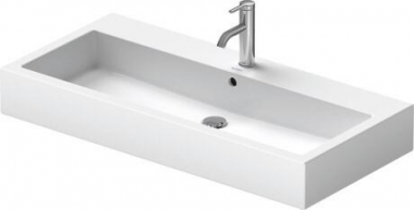 Praustuvas Duravit Vero 100, su dviem skyl.maišytuvui 