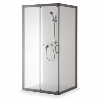 Dušo kabina Brasta Glass LAIMA 1100x900x2000 raštinis stiklas