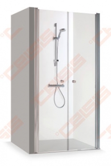 Dušo durys nišoms Brasta Glass GERDA 990-1015x2000 rudas stiklas 