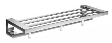 Laikiklis - lentynėlė rankšluosčių su 3 kabliukai, 600 mm Loft 