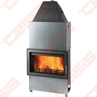 Plieninis židinio ugniakuras HAAS+SOHN NOVARA 17 (778 x 1720 x 566); 5,1-17,4kW; (šilumokaitis 10,8kW)