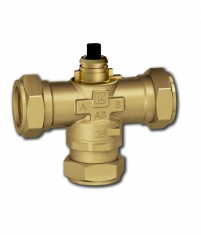 3-eigis srautų skirstymo vožtuvas LK 525; Kvs8; Dn28; (bronza) 