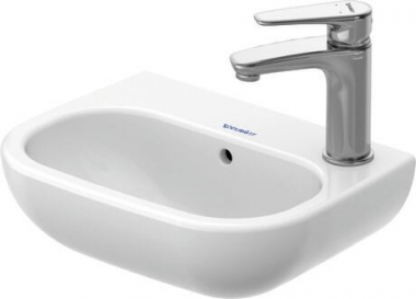 Praustuvas Duravit D-code 36x27 skylės kairinis 