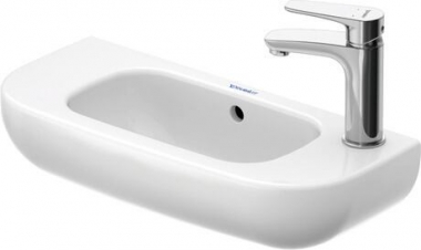 Praustuvas Duravit D-code 50x22 su skylės dešinėje 
