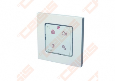 Danfoss Icon programuojamas patalpos termostatas, 230V, su ekranu, 80x80 