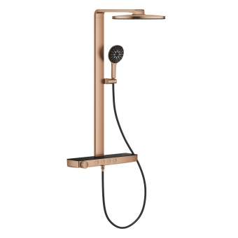 Sistema dušo Grohe Rainshower Aqua Pure Duo 360 su filtru matinė rausvo aukso spalva 