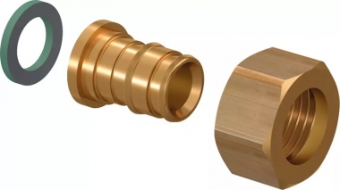 Jungtis su veržle Q&E 20x1/2" žalv (5/60) 