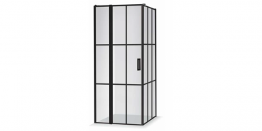 Dušo kabina Brasta Glass KARINA 880-890x880-890x2000 skaidrus stiklas, Nero cube 