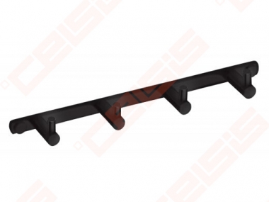 Pakaba su keturiais kabliukais  Bemeta Dark 270x25x40 mm. 
