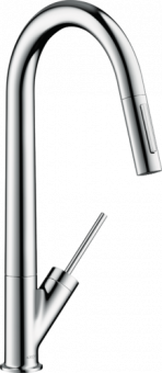 Plautuvės maišytuvas Hansgrohe Ax Starck ištraukiama galva 