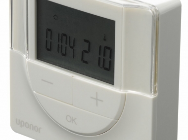 Uponor Smatrix Base skaitmeninis, programuojamas su drėgmės davikliu termostatas T-148 Bus