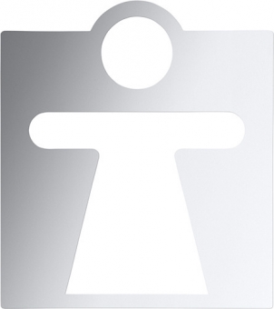 ženklas "Moterų wc" blizgus 