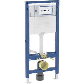 Potinkinis rėmas Duofix Omega su bakeliu 112x12cm, pakabinamam unitazui, 6/3 l, reguliuojamas iki 2/4 l 