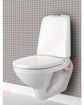 WC pakabinamas Nautic Hygienic-Flush su bakeliu 2/4l C+ 