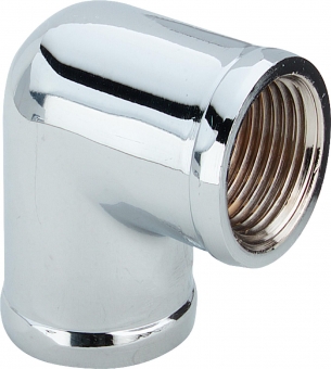 Alkunė v/v 090 3/4" chr (Viega) 