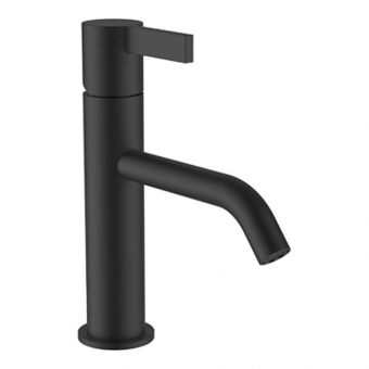 Maišytuvas praustuvui Kartell by Laufen, snapo ilgis 135mm, be dugno vožtuvo, spalva - titanium black matt 