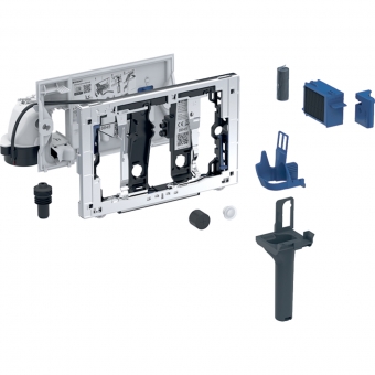 Geberit DuoFresh priedas su mechaniniu įjungimu ir įtaisu įdėti Geberit DuoFresh lazdelę, Sigma potinkiniam bakeliui 8 cm, antracitas 