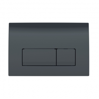Vandens nuleidimo mygtukas Geberit Delta50 Square, juodas/juodas 