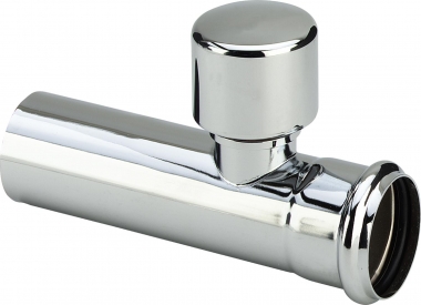 Vamzdelis su alsuokliu Viega, 32x125, chromo spalva 