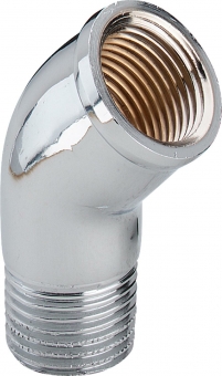 Alkūnė v/i 1/2" 45* chrom (Viega) 