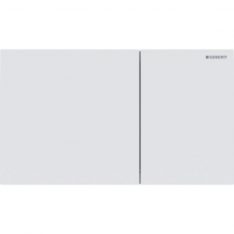 Vandens nuleidimo mygtukas Geberit Sigma70 Square, balta matinė 