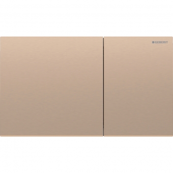 Vandens nuleidimo mygtukas Geberit Sigma70 Square, raudonas auksas matinis 