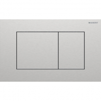 Vandens nuleidimo mygtukas Geberit Sigma40 Square, šveistas plienas
