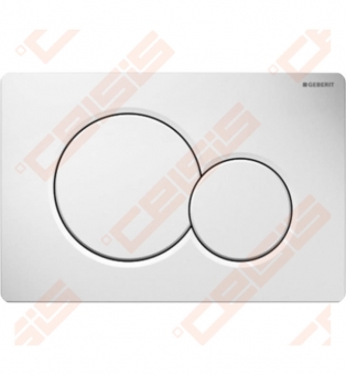 Vandens nuleidimo mygtukas Geberit Sigma01 Round baltas 
