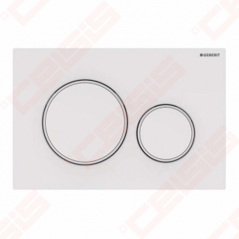 Vandens nuleidimo mygtukas Geberit Sigma20 Round, baltas 