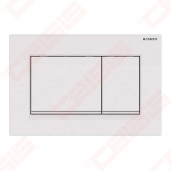 Vandens nuleidimo mygtukas Geberit Sigma20 Square baltas 