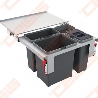 Šiukšliadėžė FRANKE Sorter Garbo 60-3, 18l+12l+8l 